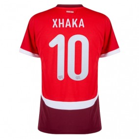 Schweiz Xhaka 10 EM Hjemmebanetrøje 2024